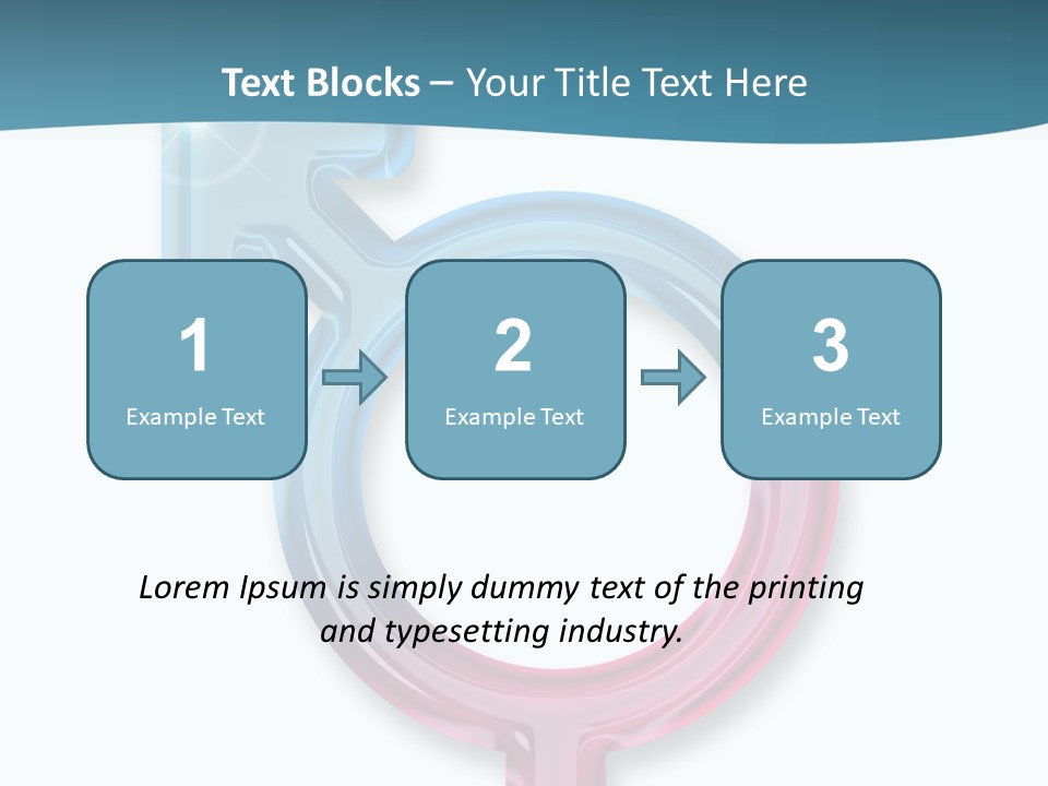 Clip Heteroual Trans PowerPoint Template