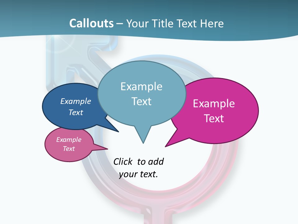 Clip Heteroual Trans PowerPoint Template