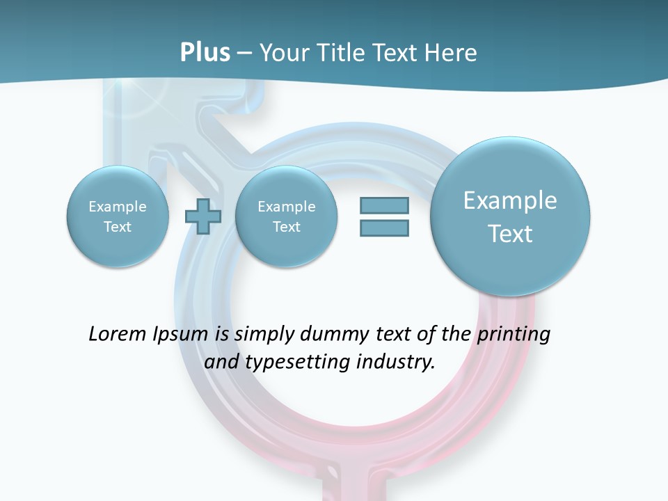 Clip Heteroual Trans PowerPoint Template