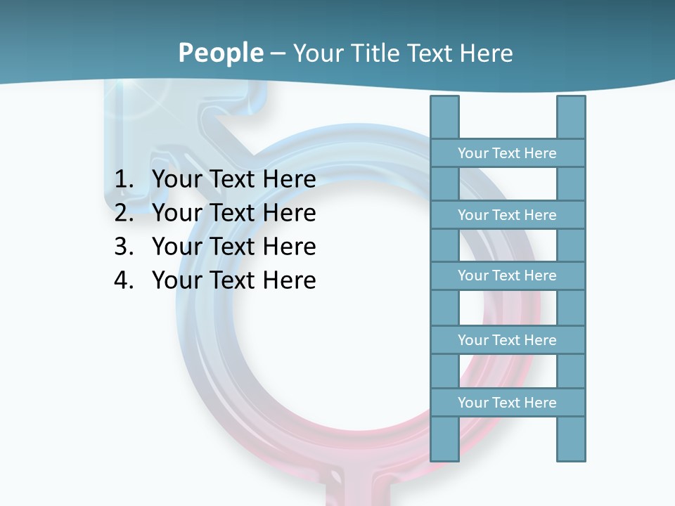 Clip Heteroual Trans PowerPoint Template
