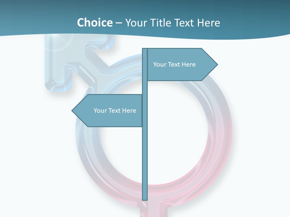 Clip Heteroual Trans PowerPoint Template