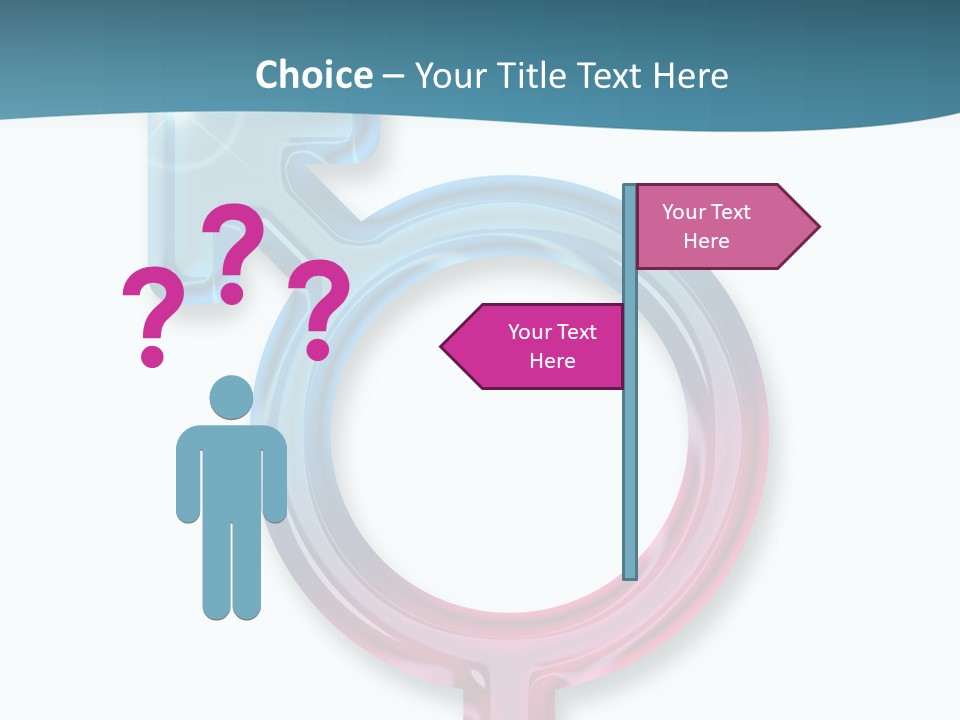 Clip Heteroual Trans PowerPoint Template