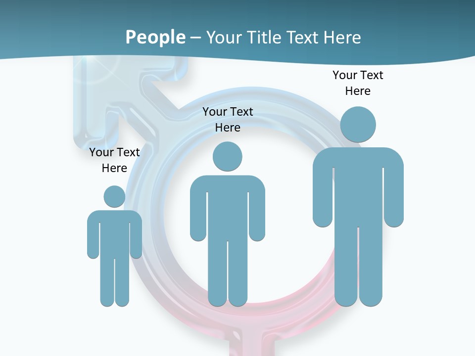 Clip Heteroual Trans PowerPoint Template