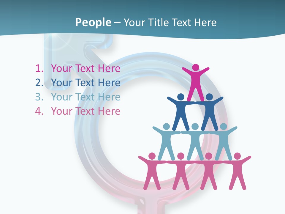 Clip Heteroual Trans PowerPoint Template