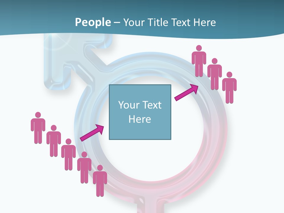 Clip Heteroual Trans PowerPoint Template