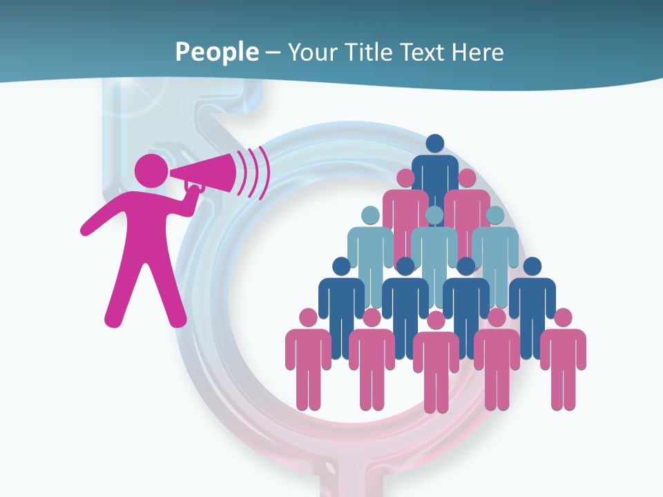 Clip Heteroual Trans PowerPoint Template