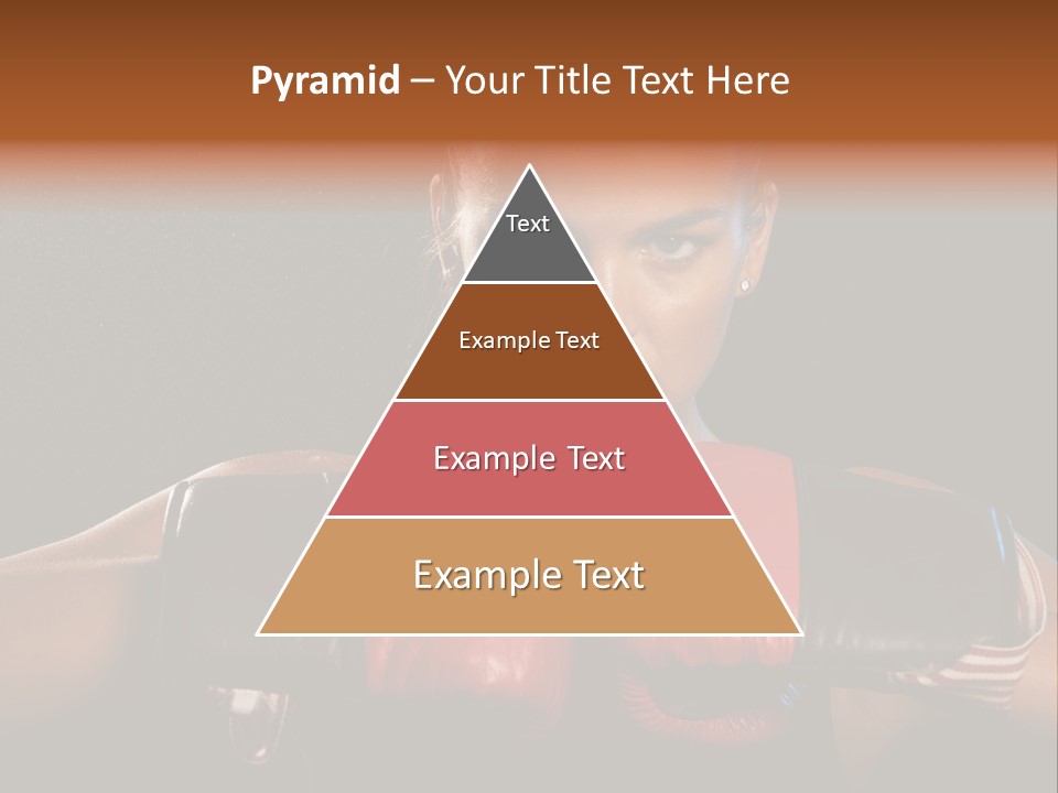 Fighter Competitive Gloves PowerPoint Template