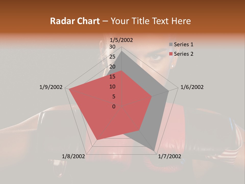 Fighter Competitive Gloves PowerPoint Template