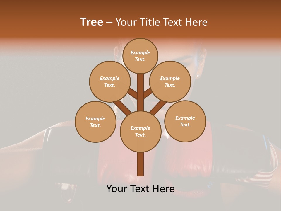 Fighter Competitive Gloves PowerPoint Template