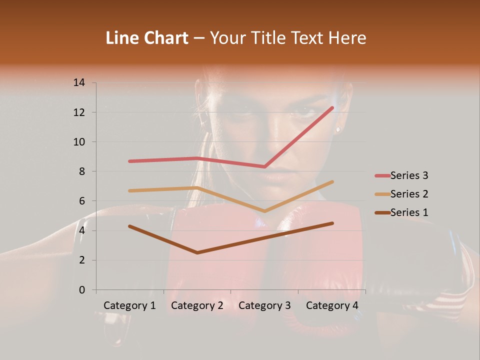 Fighter Competitive Gloves PowerPoint Template