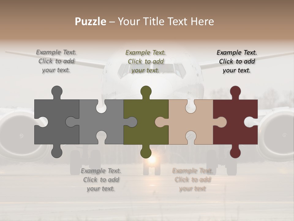 Transportation Front Depart PowerPoint Template