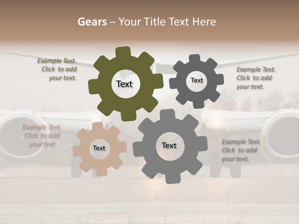 Transportation Front Depart PowerPoint Template