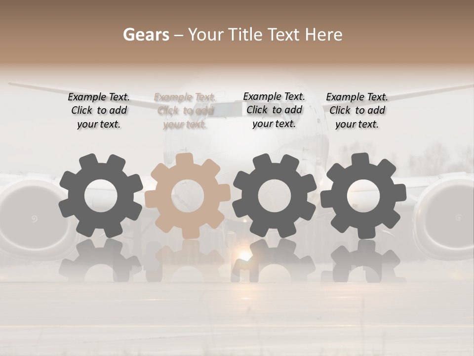 Transportation Front Depart PowerPoint Template