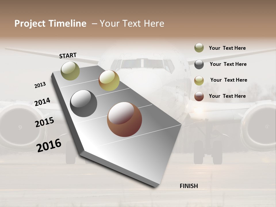 Transportation Front Depart PowerPoint Template