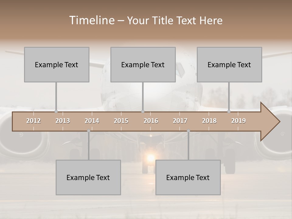 Transportation Front Depart PowerPoint Template