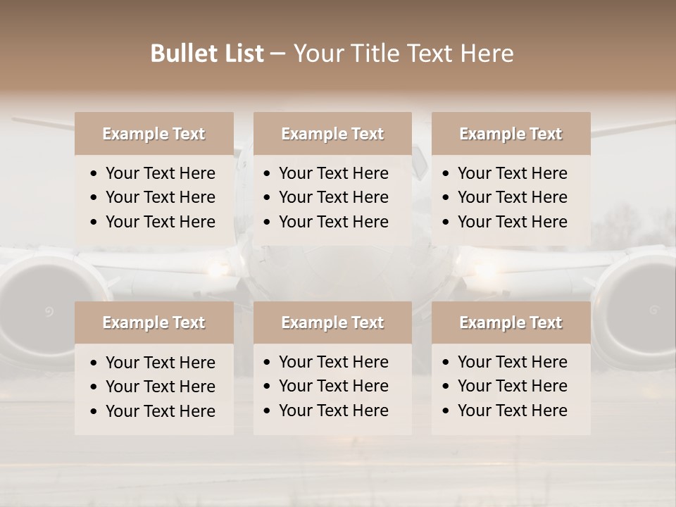 Transportation Front Depart PowerPoint Template