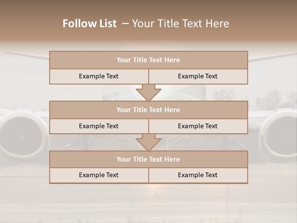 Transportation Front Depart PowerPoint Template
