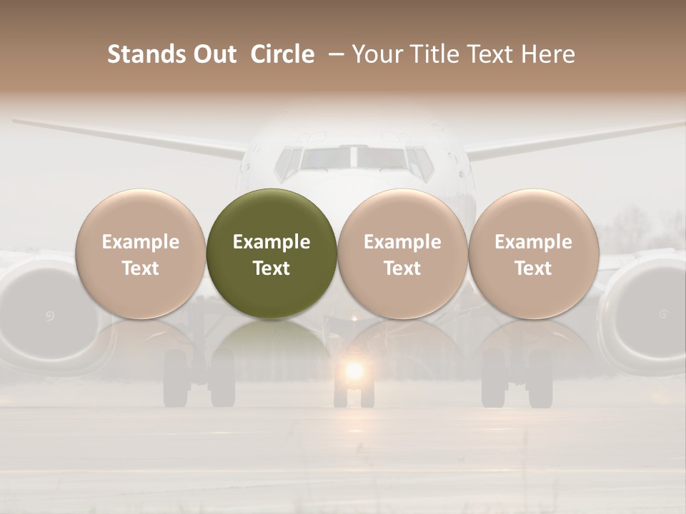 Transportation Front Depart PowerPoint Template