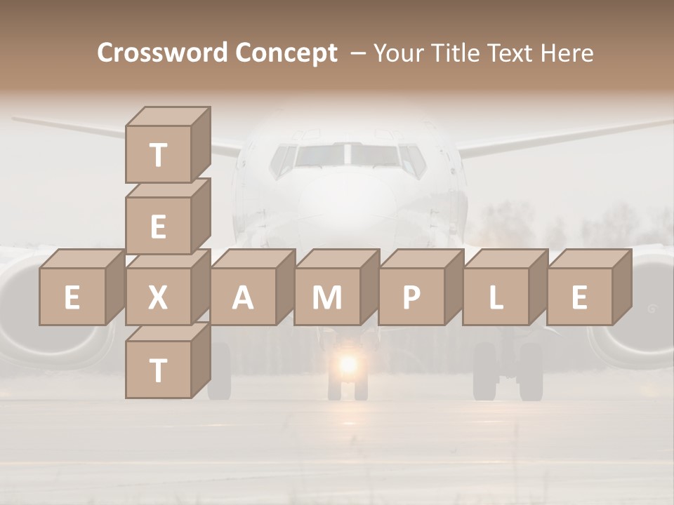 Transportation Front Depart PowerPoint Template