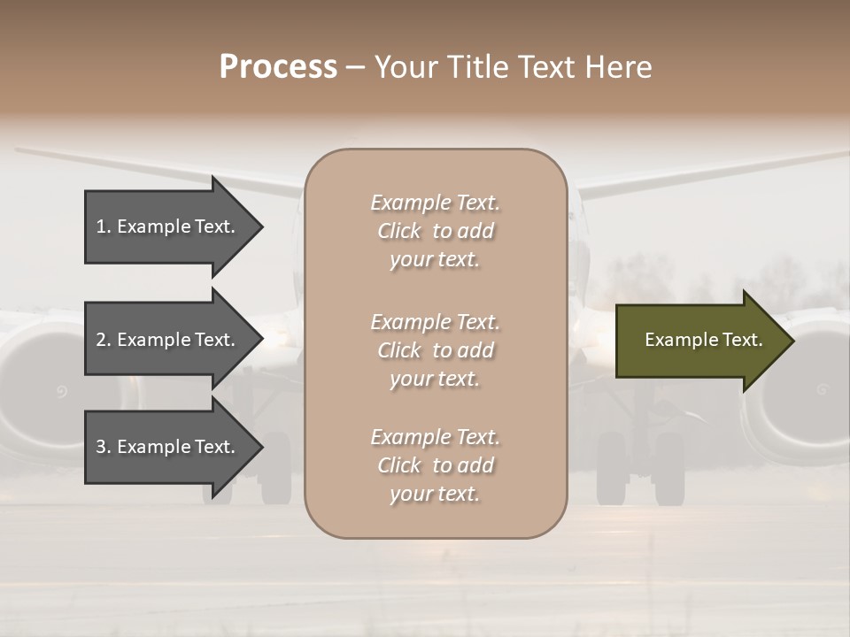 Transportation Front Depart PowerPoint Template