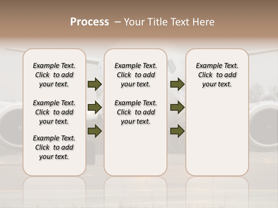 Transportation Front Depart PowerPoint Template