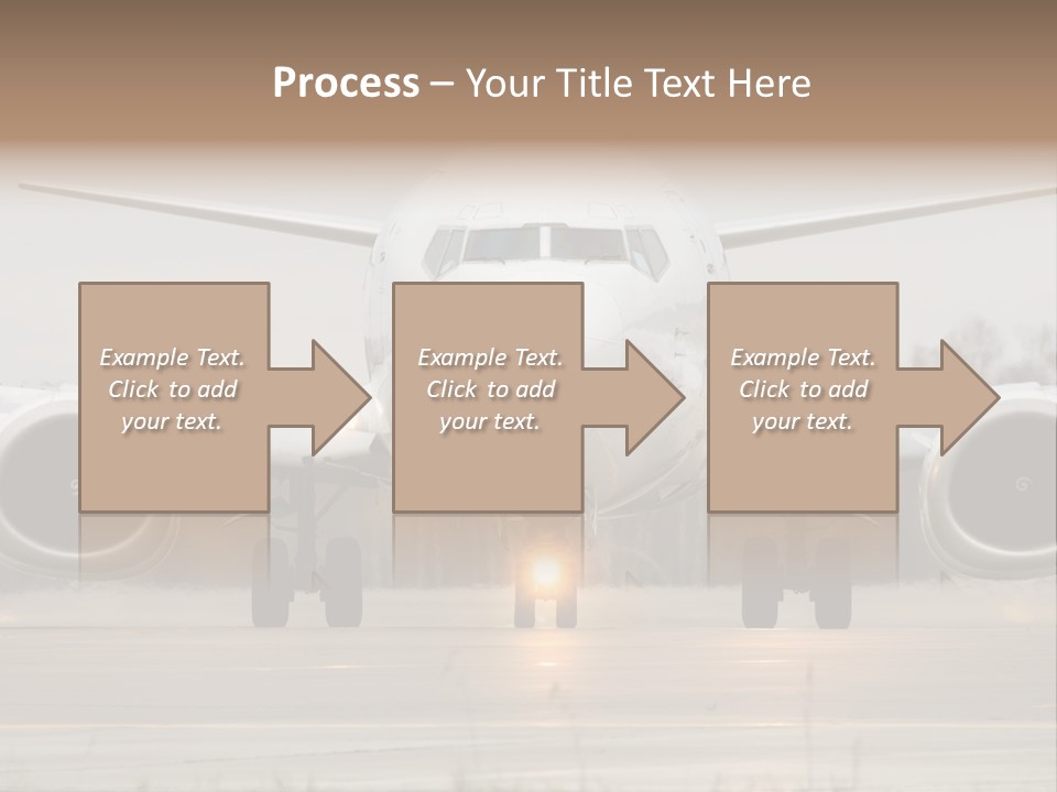 Transportation Front Depart PowerPoint Template