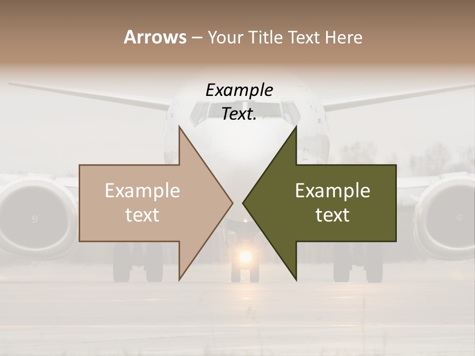 Transportation Front Depart PowerPoint Template