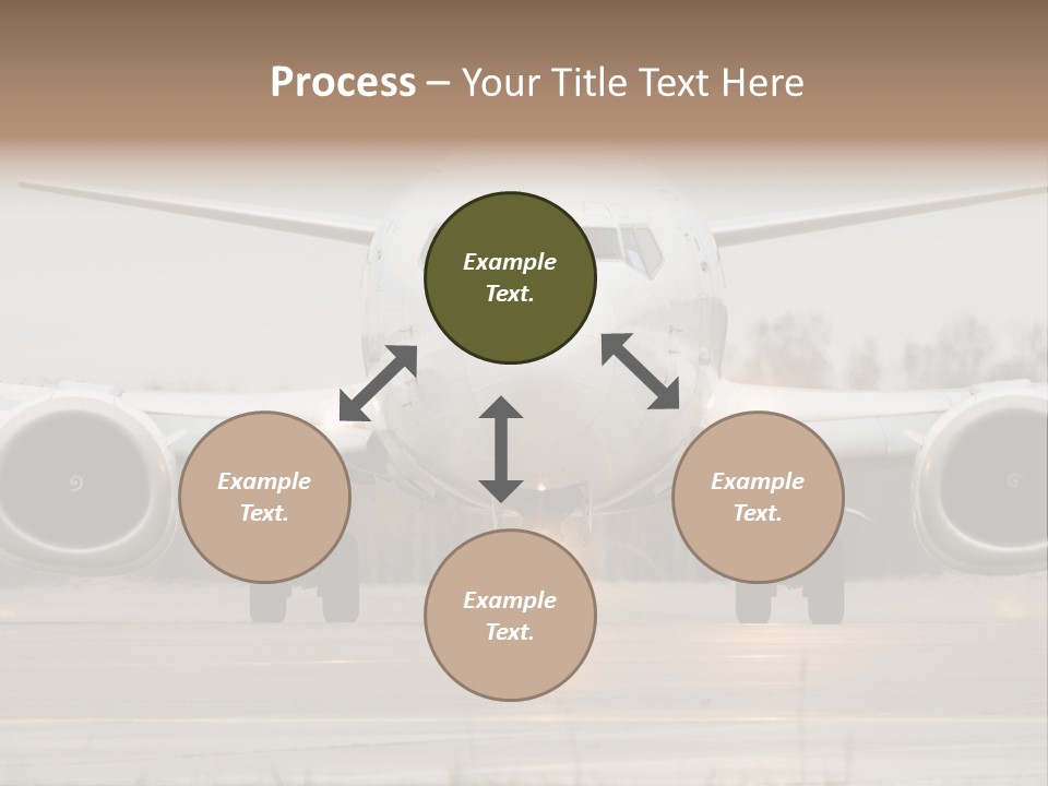 Transportation Front Depart PowerPoint Template
