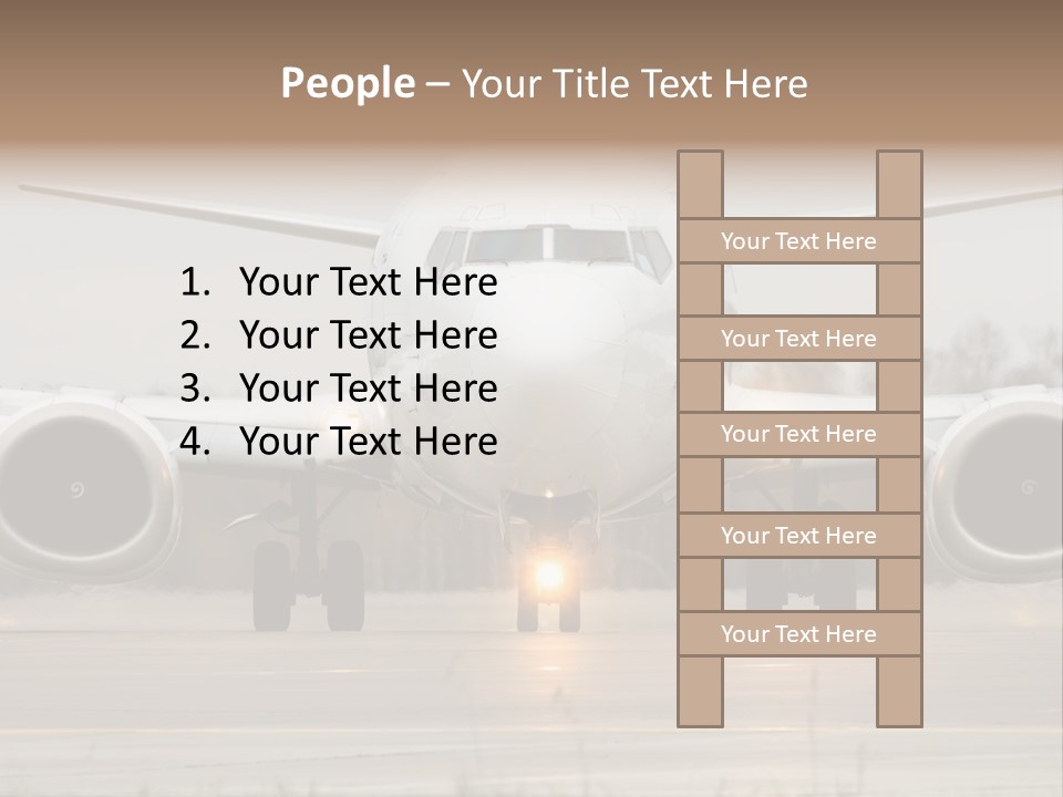 Transportation Front Depart PowerPoint Template