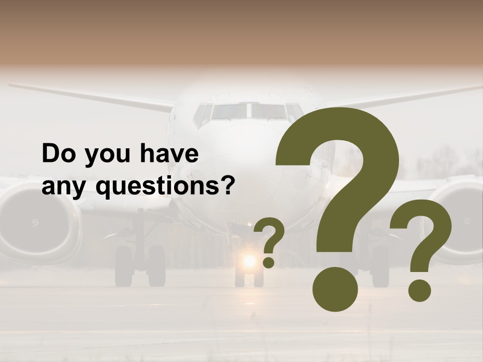 Transportation Front Depart PowerPoint Template