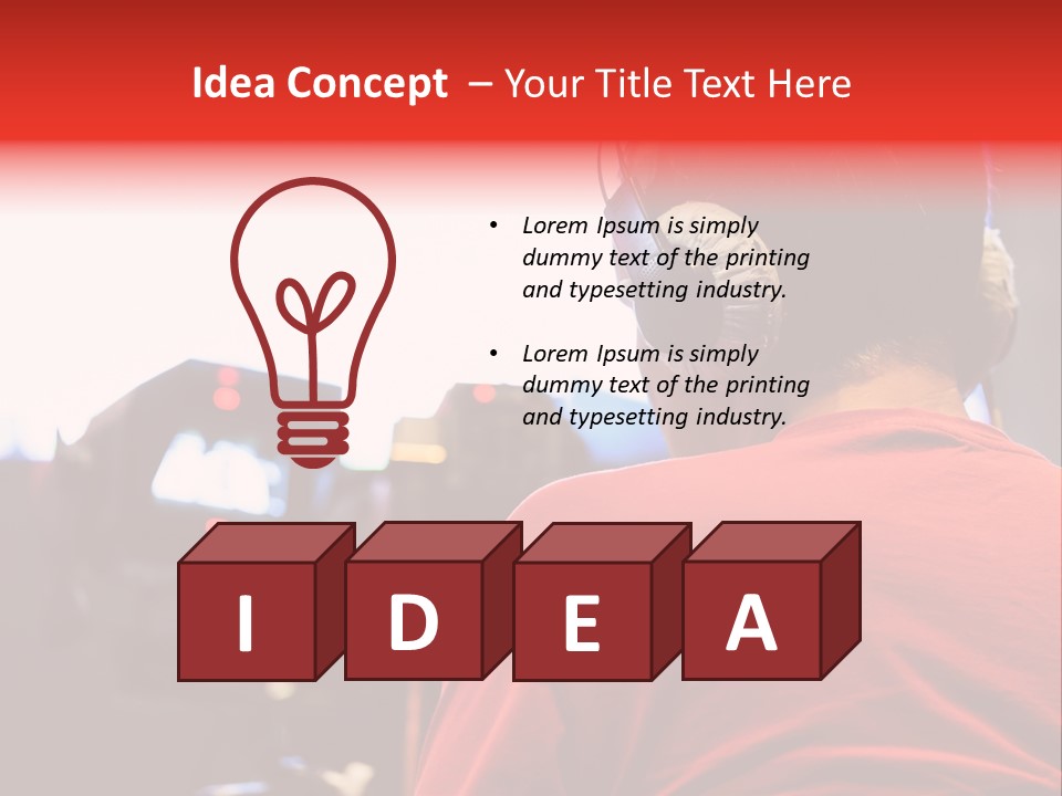 Focus Image View PowerPoint Template