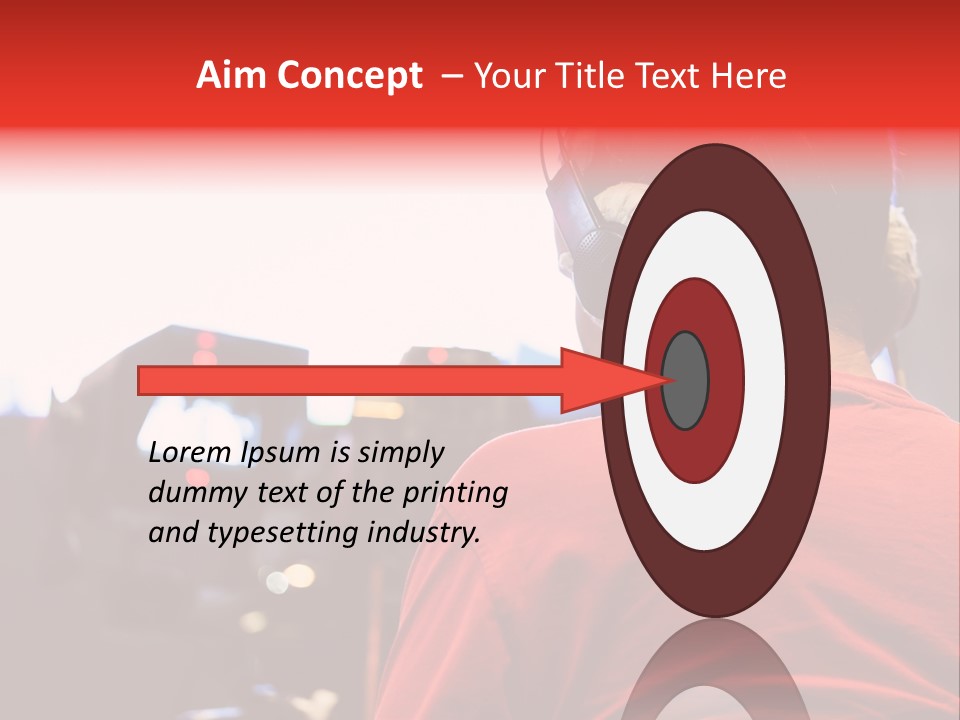 Focus Image View PowerPoint Template