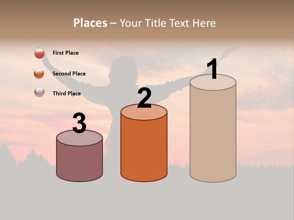 Night Herb Female PowerPoint Template