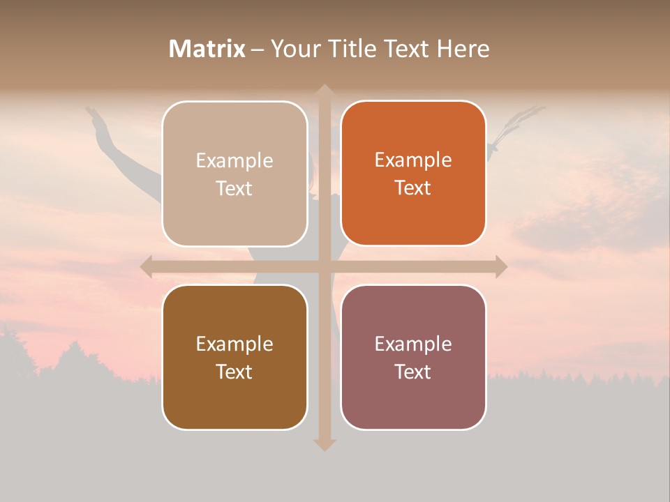 Night Herb Female PowerPoint Template