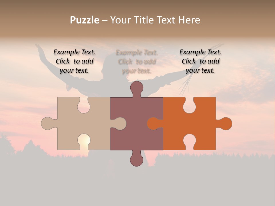 Night Herb Female PowerPoint Template