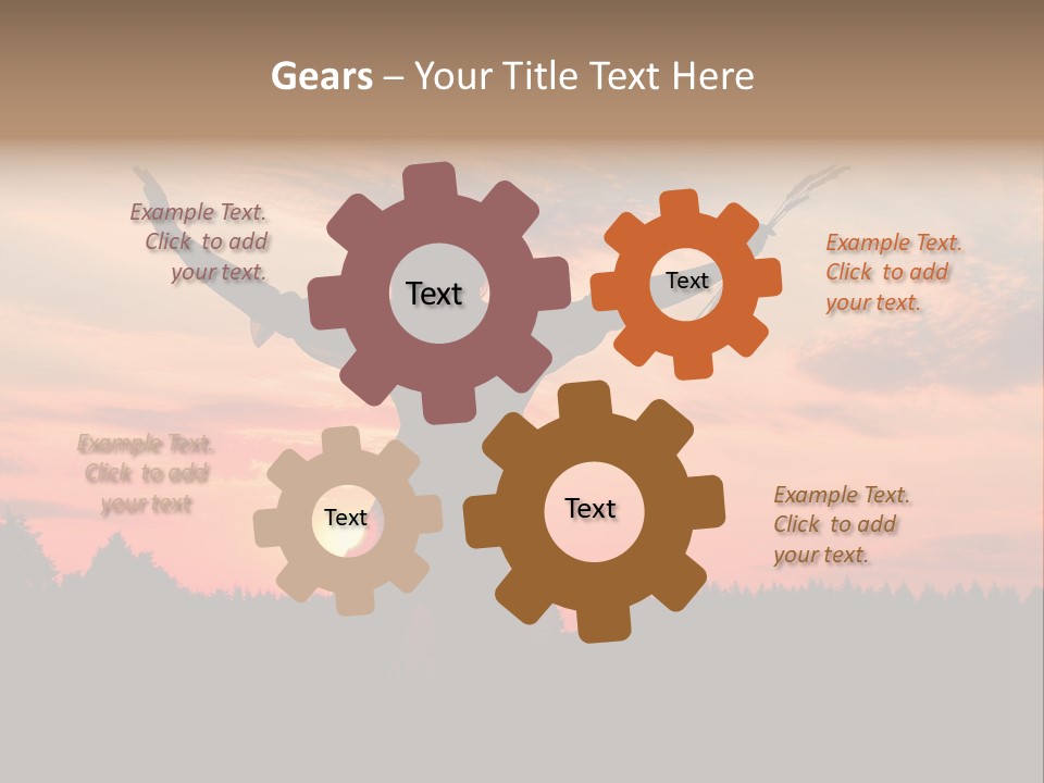 Night Herb Female PowerPoint Template