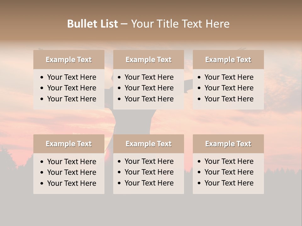 Night Herb Female PowerPoint Template