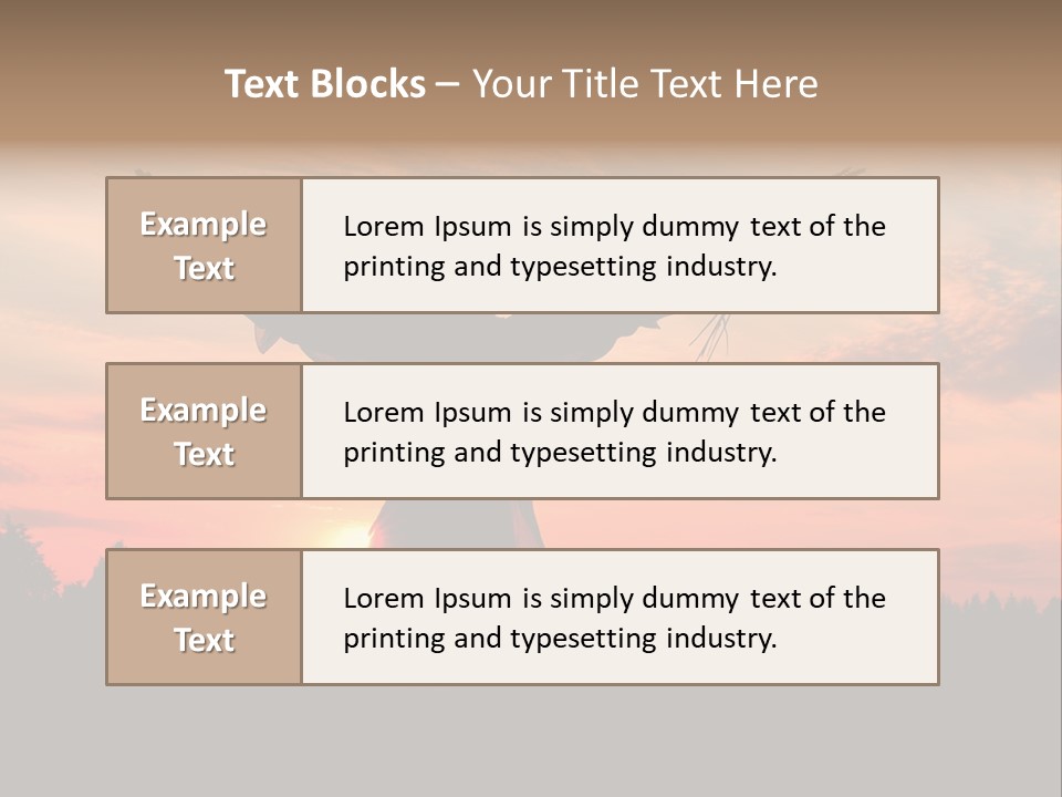 Night Herb Female PowerPoint Template