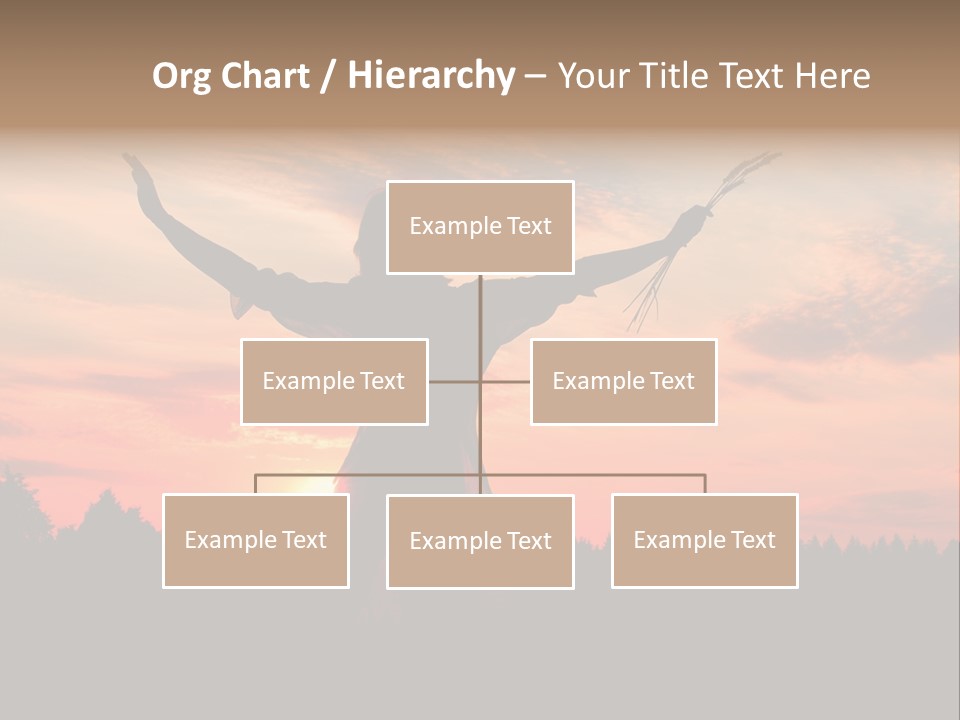 Night Herb Female PowerPoint Template