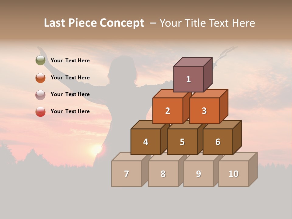 Night Herb Female PowerPoint Template