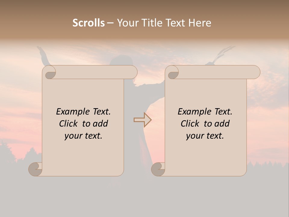 Night Herb Female PowerPoint Template