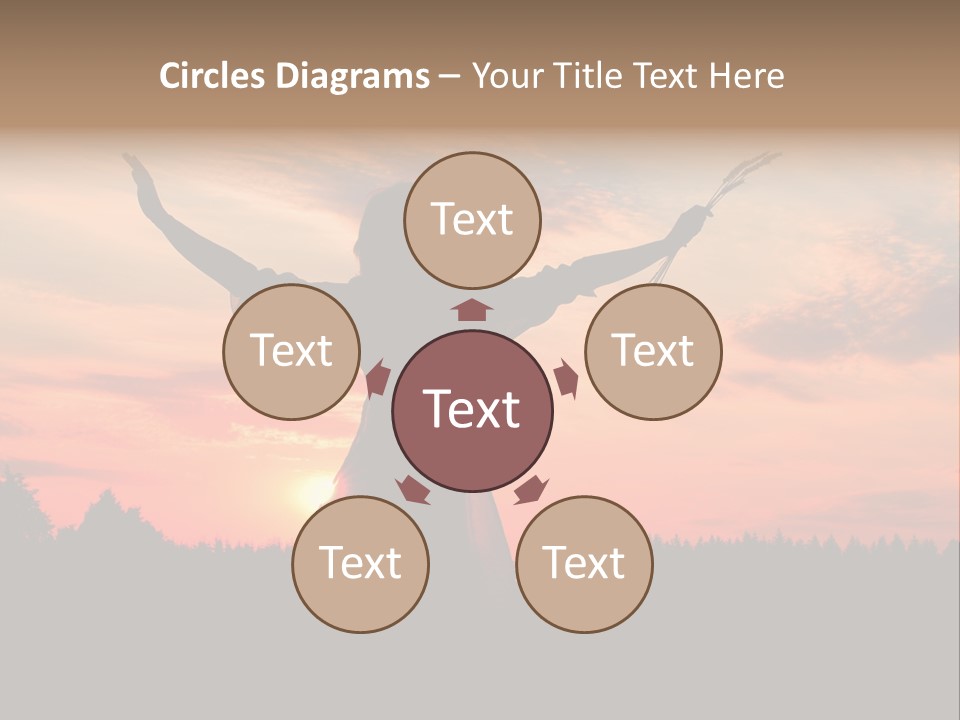 Night Herb Female PowerPoint Template