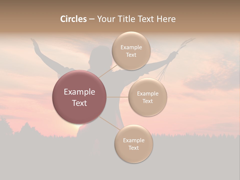 Night Herb Female PowerPoint Template