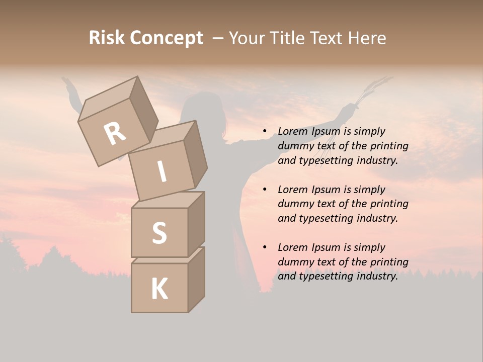 Night Herb Female PowerPoint Template