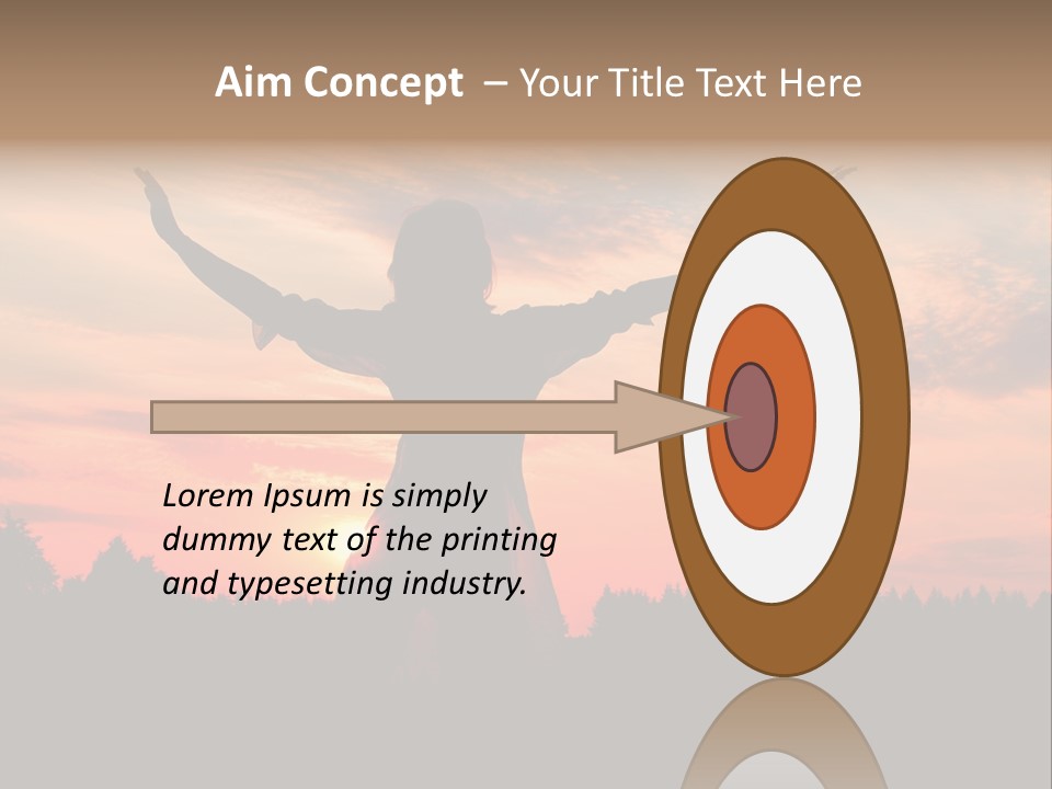 Night Herb Female PowerPoint Template