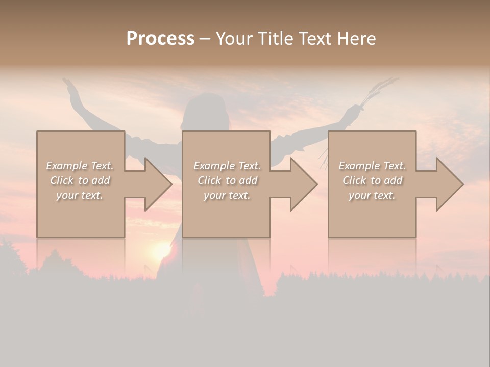 Night Herb Female PowerPoint Template