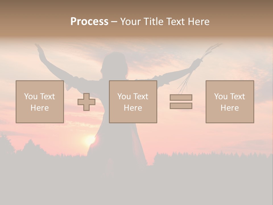 Night Herb Female PowerPoint Template