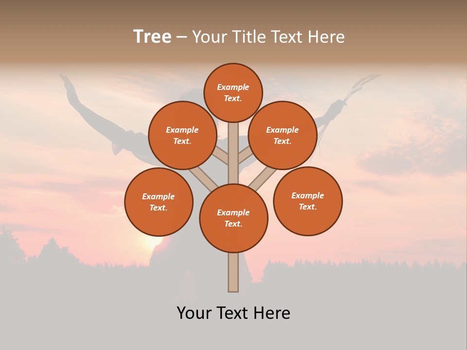 Night Herb Female PowerPoint Template