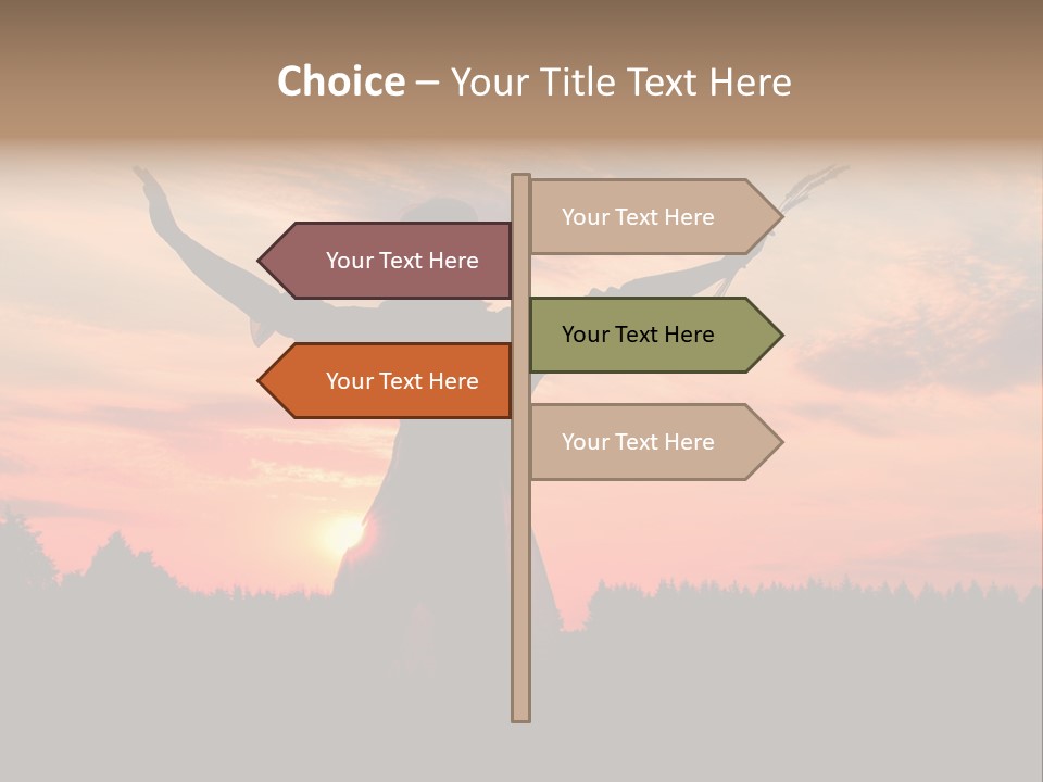 Night Herb Female PowerPoint Template