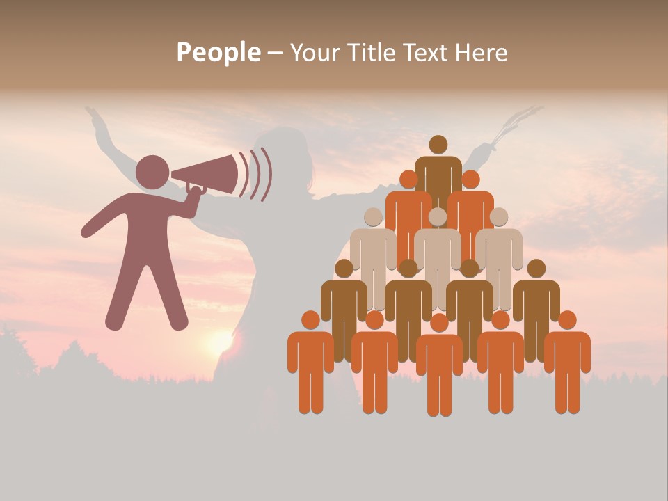 Night Herb Female PowerPoint Template